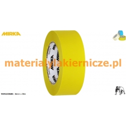 MIRKA 9191233601 Taśma Maskująca 36mm x 50m Lime Line 120˚C Lakiernicza Premium Mirka Essentials Masking Solutions mate